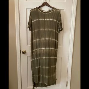 Green Tiedye Dress